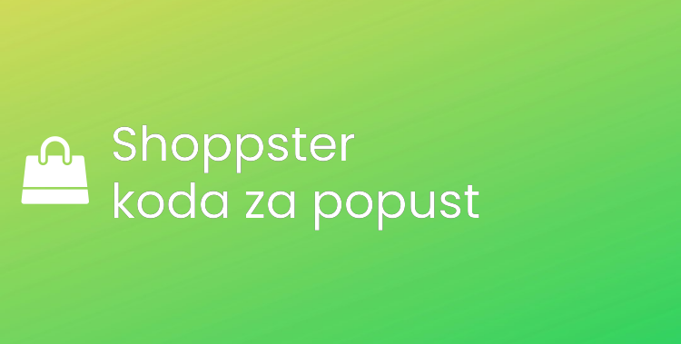 Shoppster koda za popust