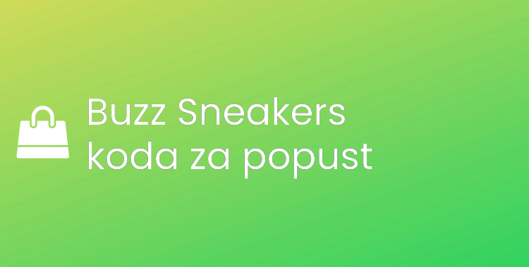 Buzz Sneakers koda za popust