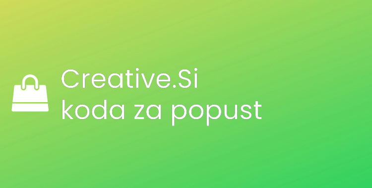 Creative.Si koda za popust