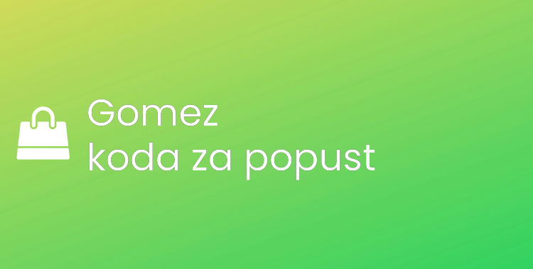 Gomez koda za popust