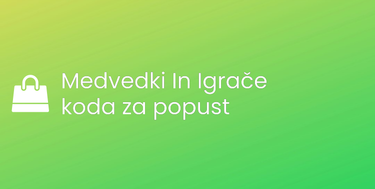 Medvedki In Igrače koda za popust