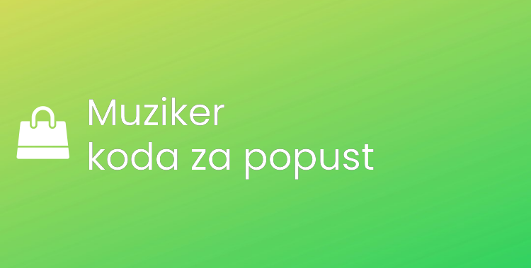 Muziker koda za popust