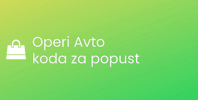 Operi Avto koda za popust