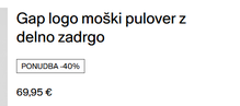 Trgovina navaja ceno 69,95 €