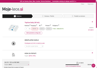 TopVue Daily: 34,49 € na 31,04 €