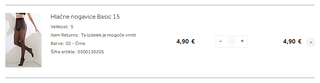 Popust 4,90 €, skupaj 9,80 €