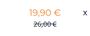 Cena v košarici 19,90 €